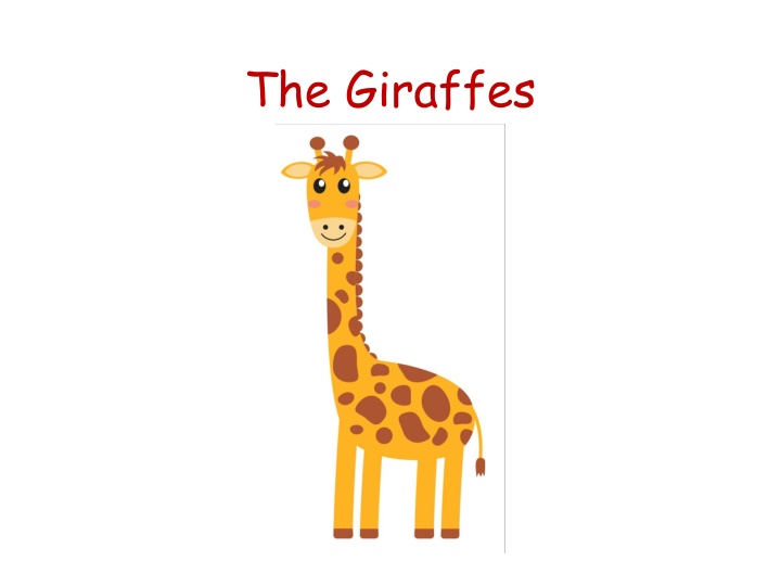 the giraffes