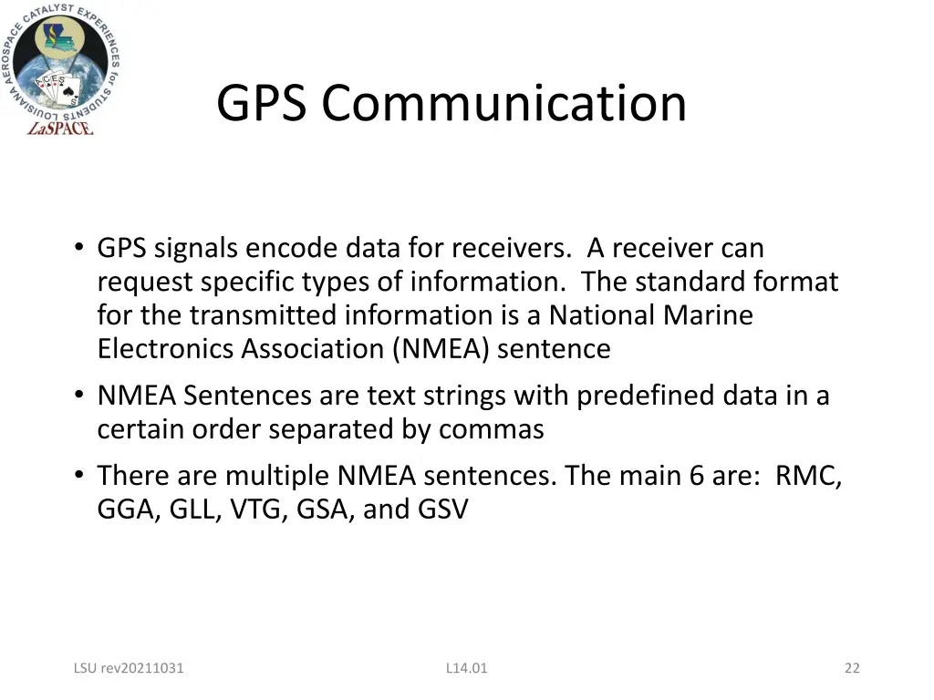 gps communication