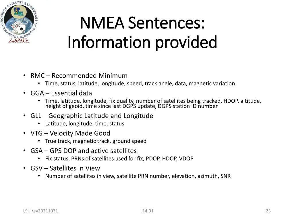 nmea sentences nmea sentences information