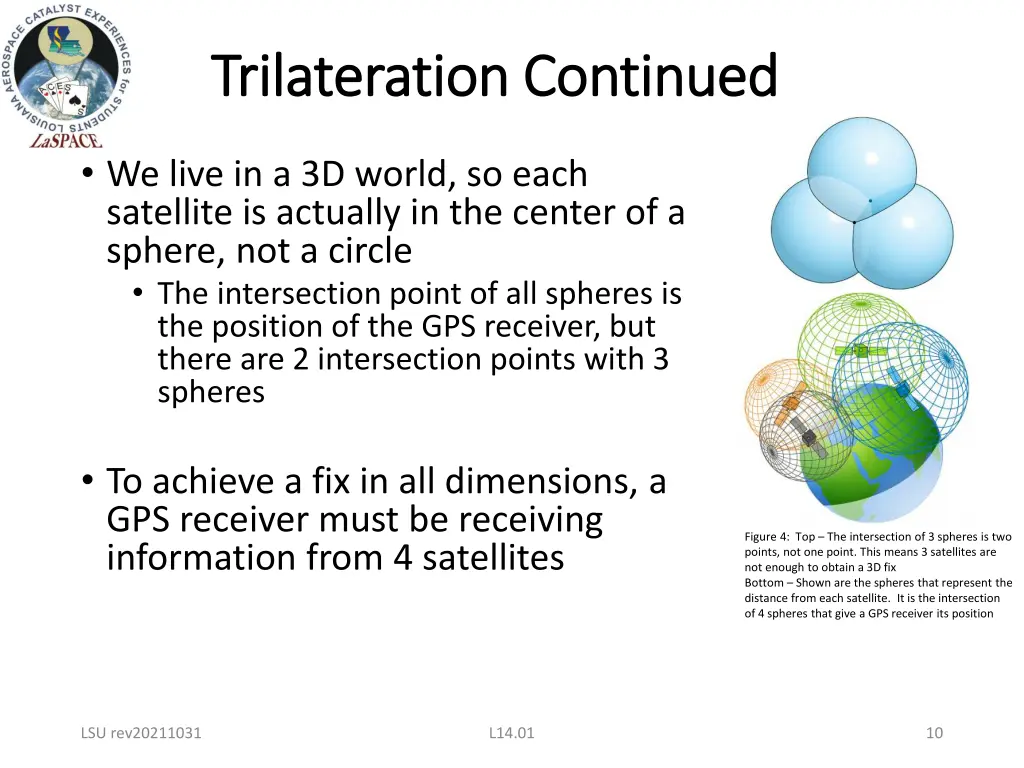 trilateration continued trilateration continued