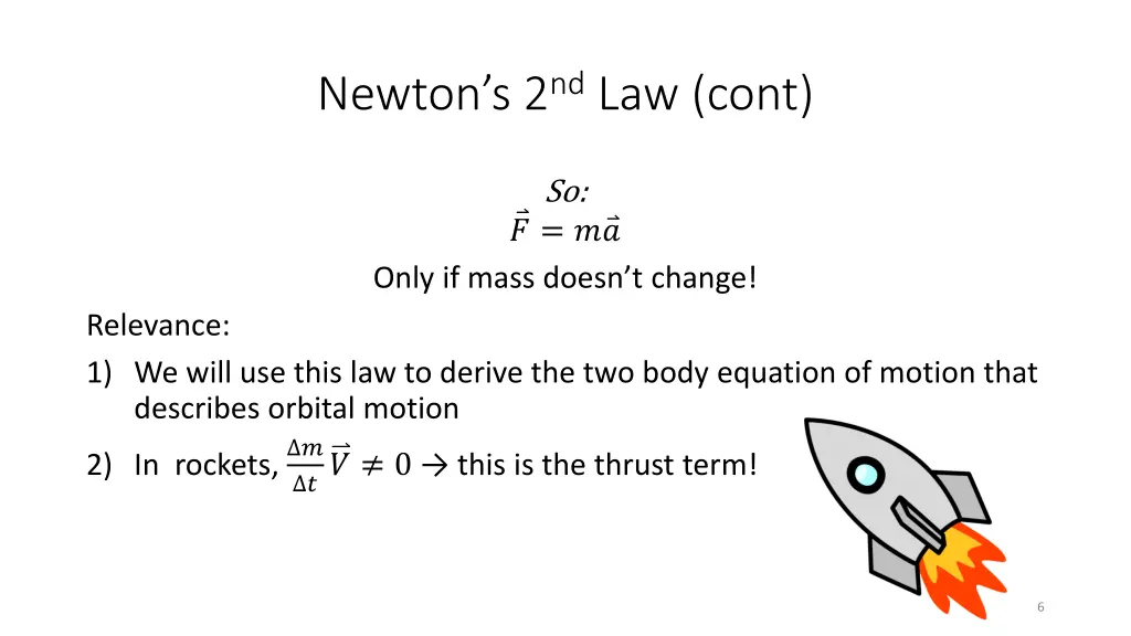 newton s 2 nd law cont 1