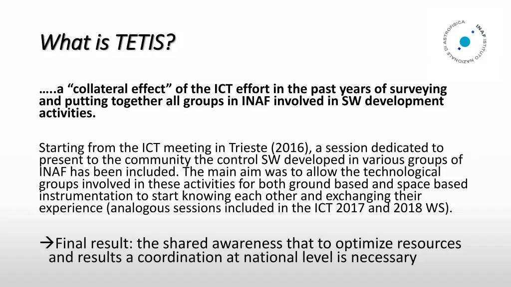 what is tetis what is tetis