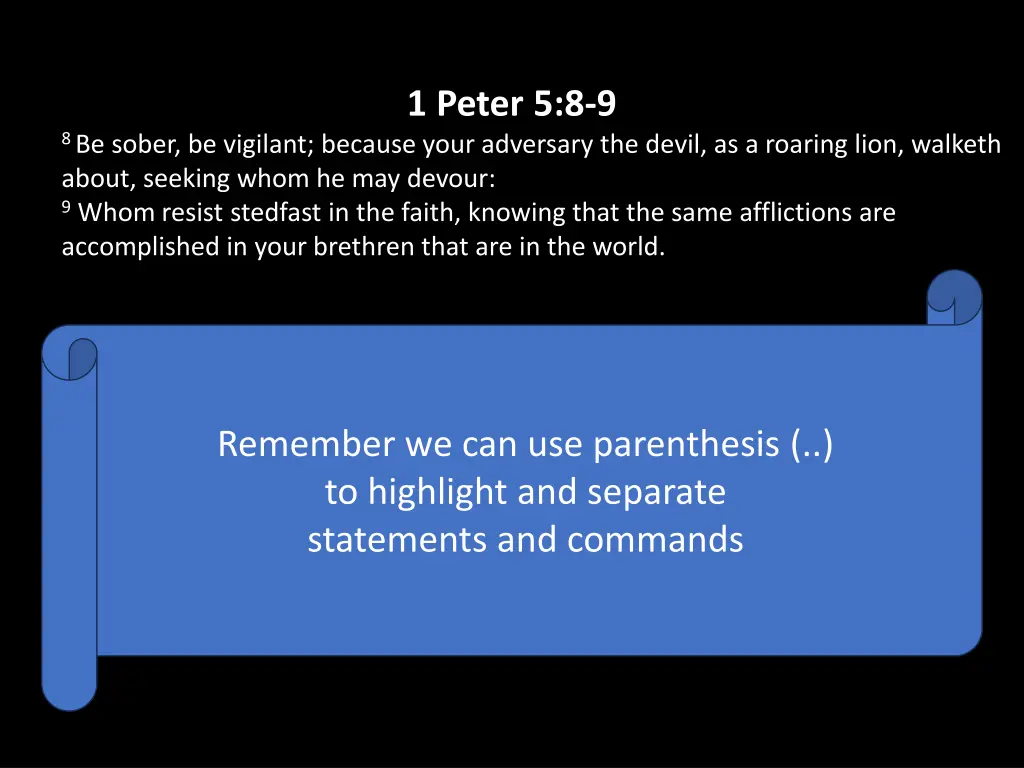 1 peter 5 8 9 1