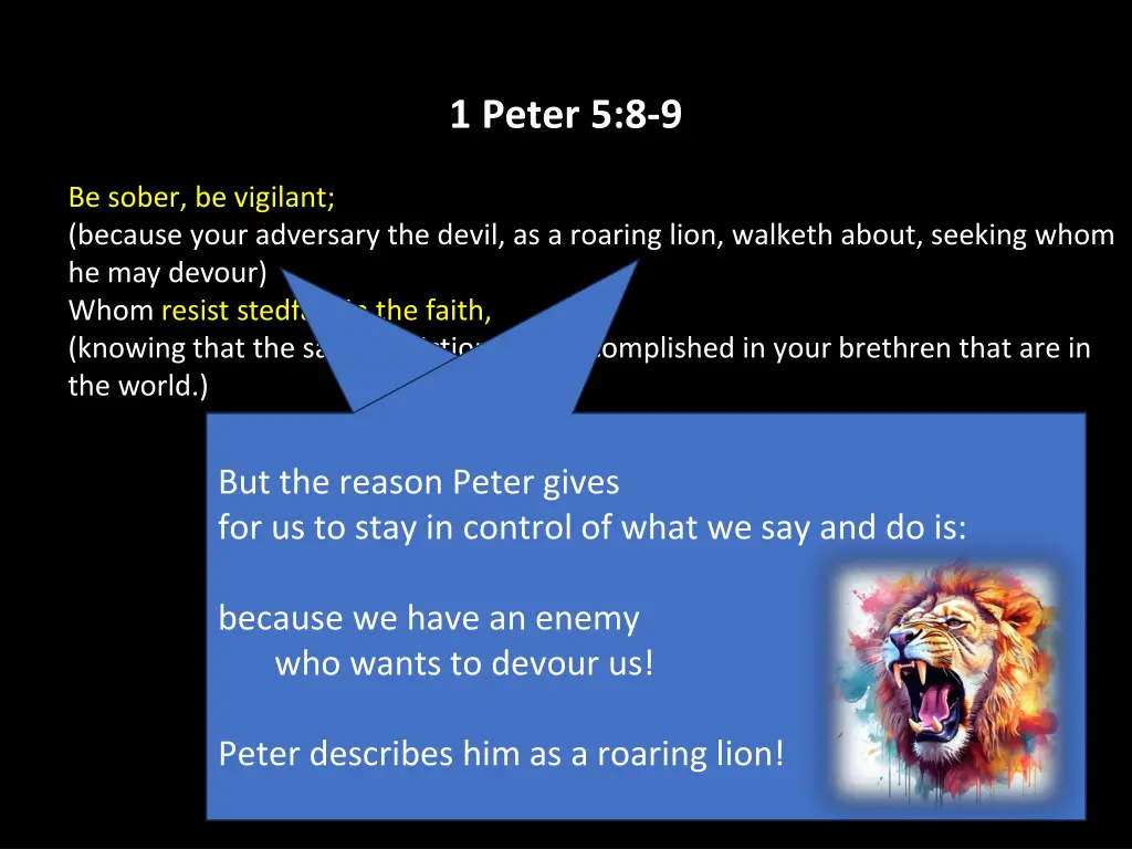 1 peter 5 8 9 10