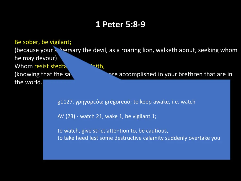 1 peter 5 8 9 14