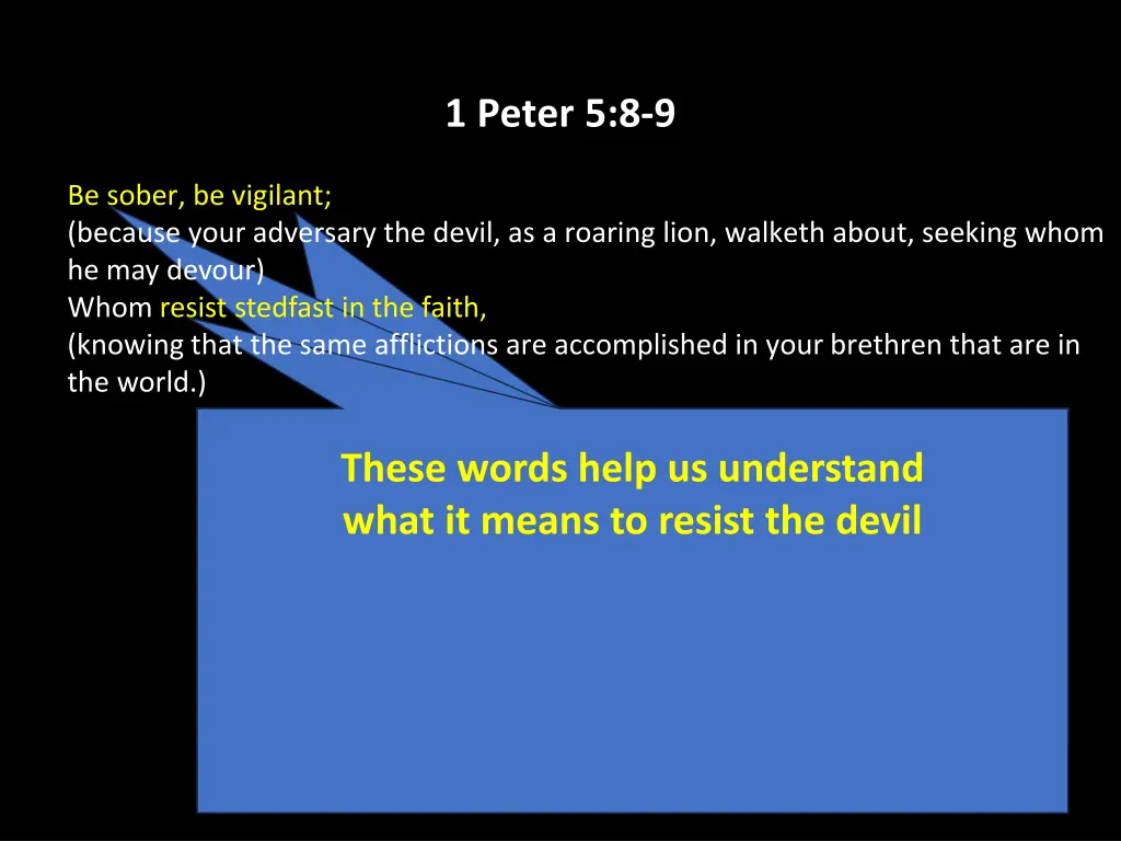 1 peter 5 8 9 16