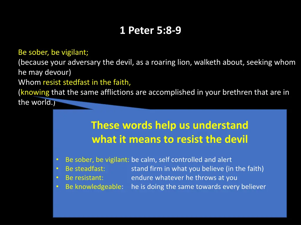 1 peter 5 8 9 20