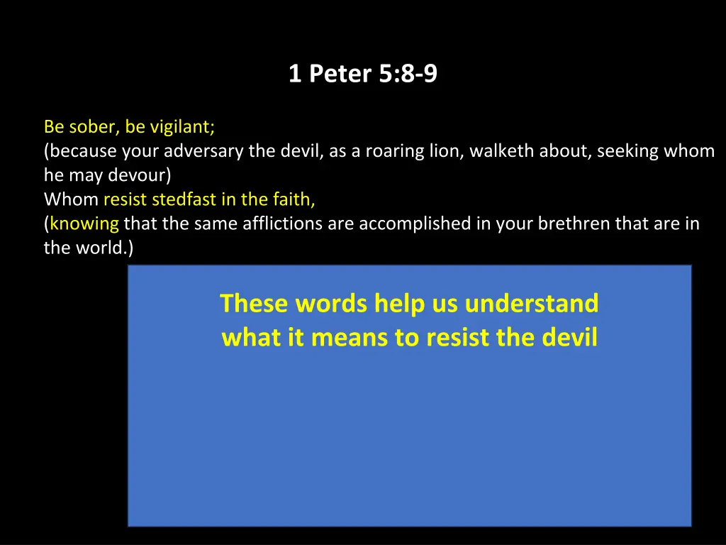 1 peter 5 8 9 23