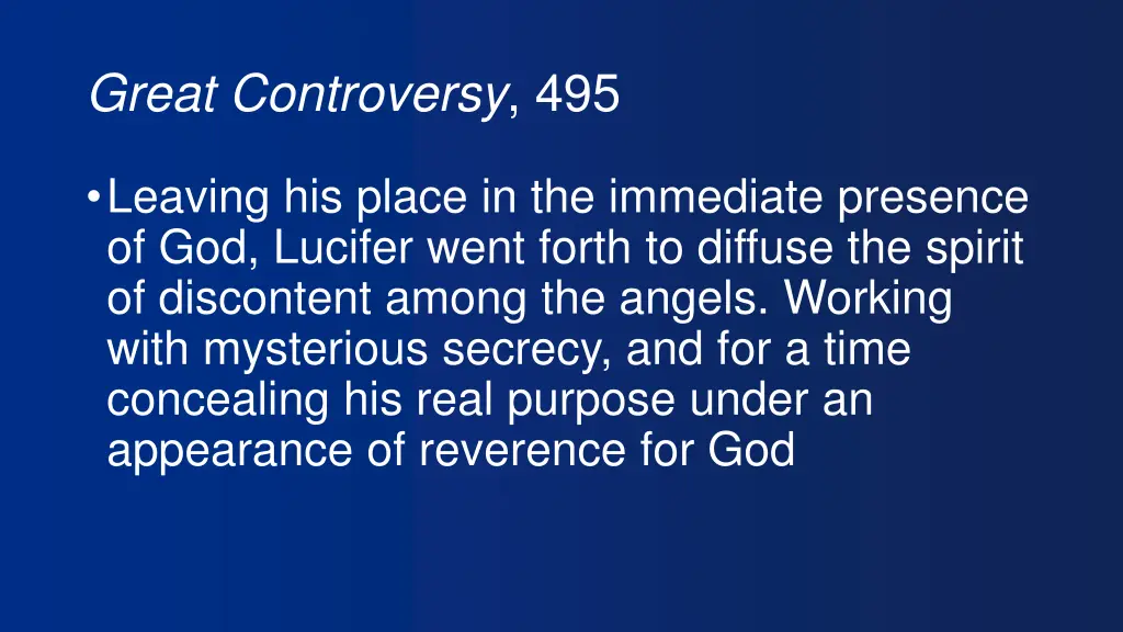 great controversy 495
