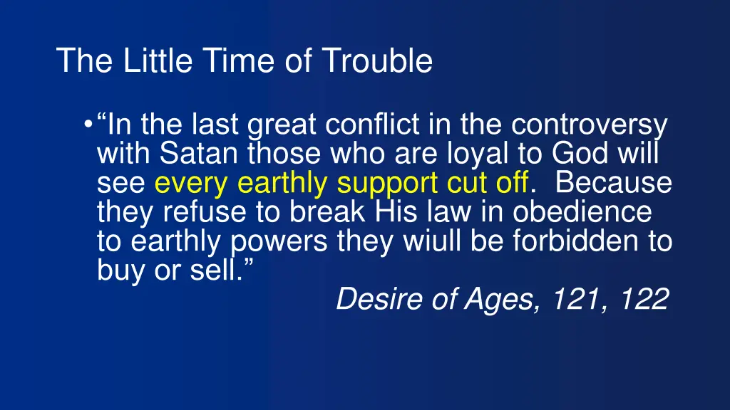 the little time of trouble 5