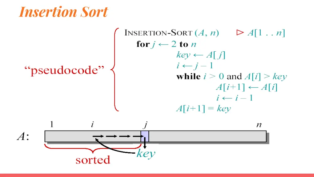 insertion sort 1