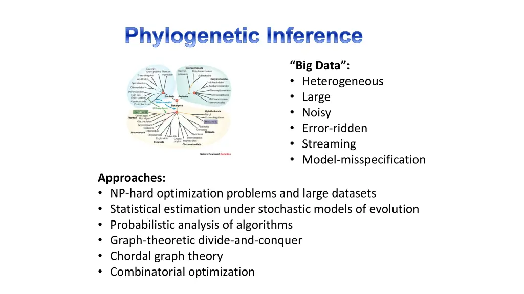 phylogenetic inference