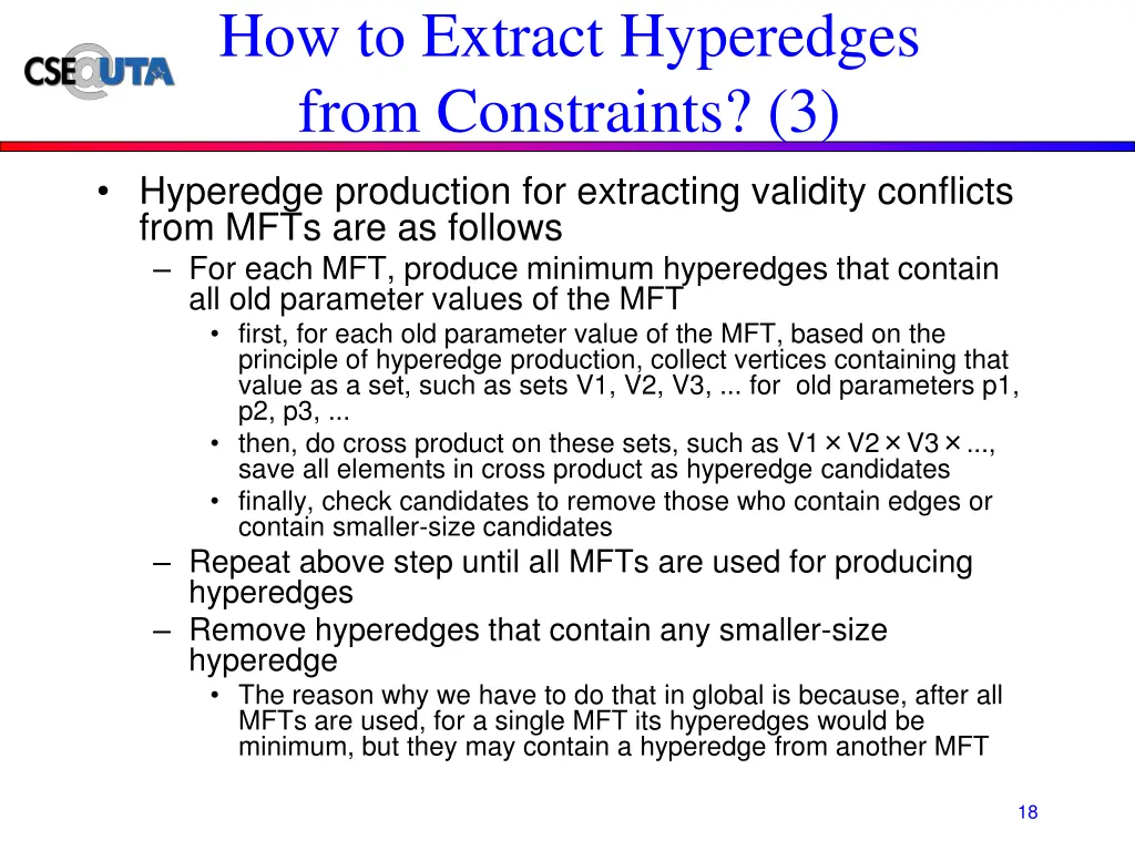 how to extract hyperedges from constraints 3