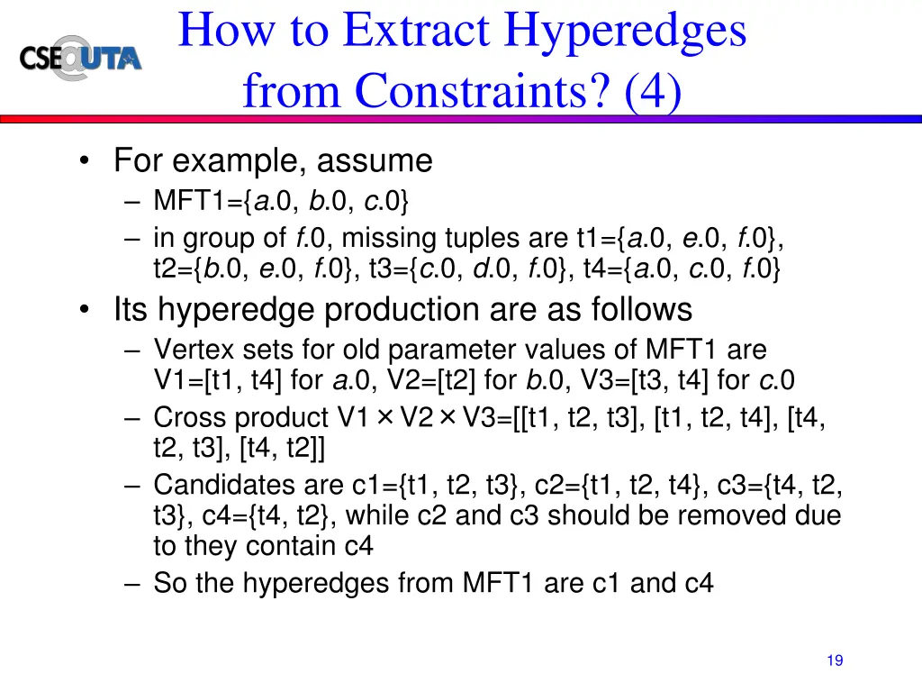 how to extract hyperedges from constraints 4