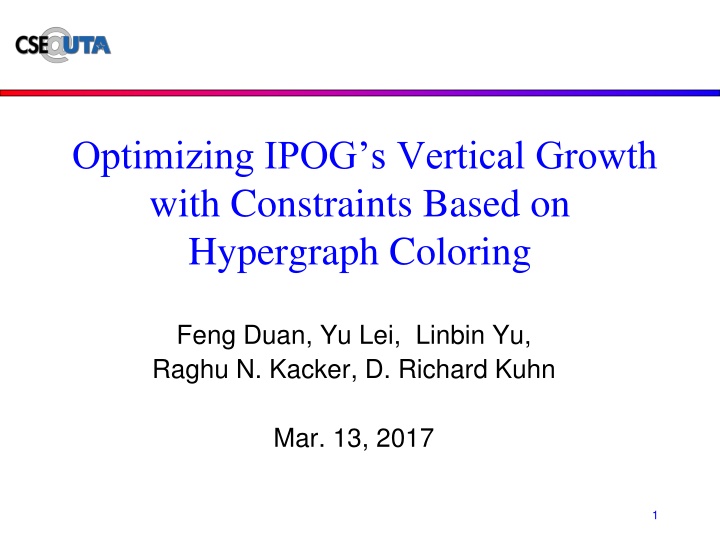 optimizing ipog s vertical growth with