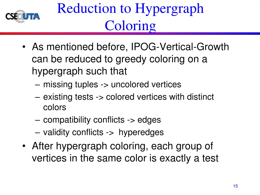 reduction to hypergraph coloring