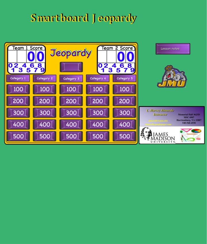 smartboard j eopardy smartboard j eopardy
