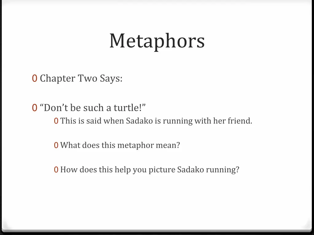 metaphors 1