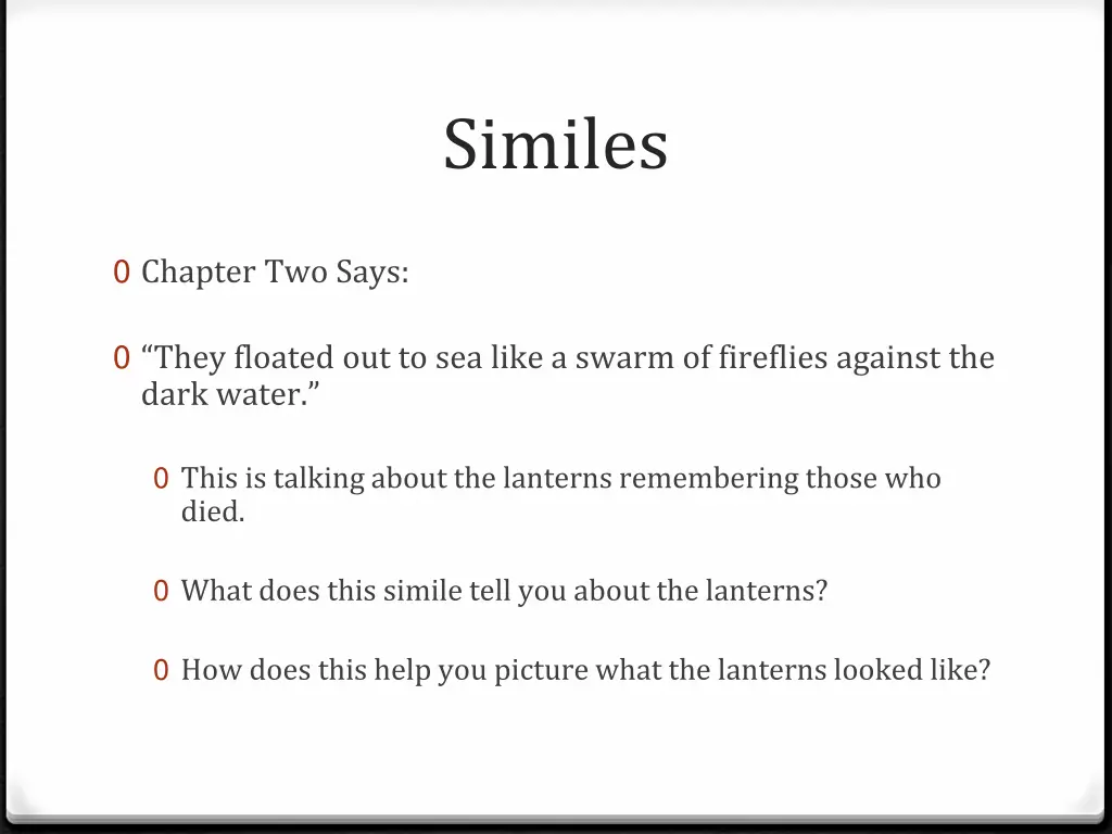similes 1