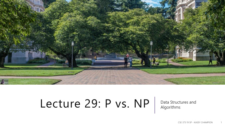lecture 29 p vs np