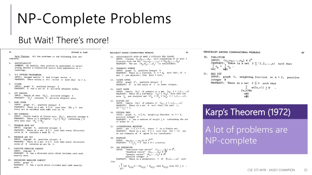 np complete problems