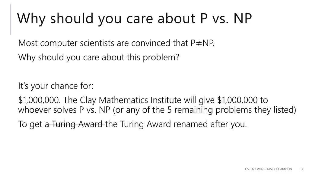 why should you care about p vs np 1