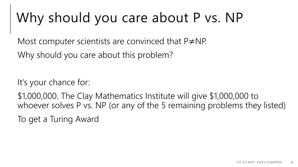 why should you care about p vs np