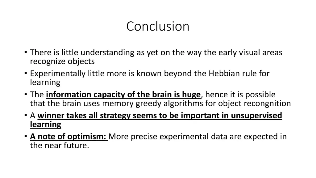 conclusion