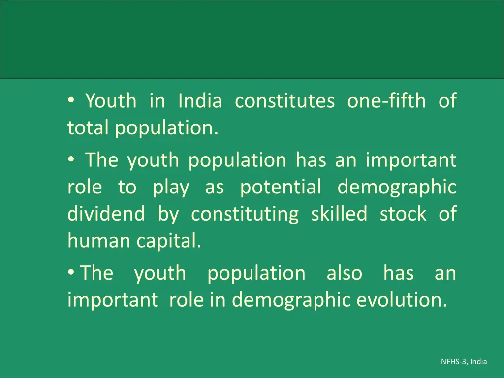 youth in india constitutes one fifth of total