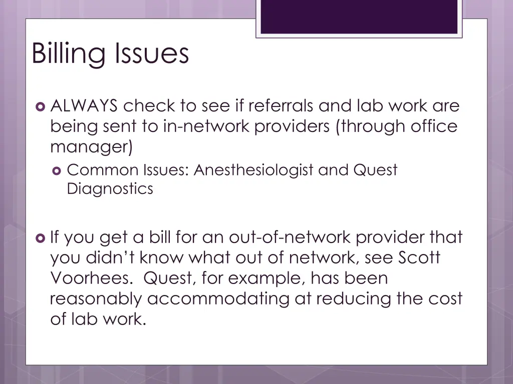 billing issues 3