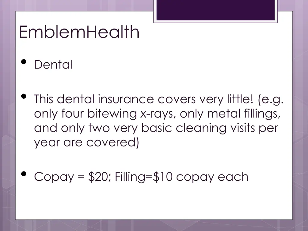 emblemhealth dental