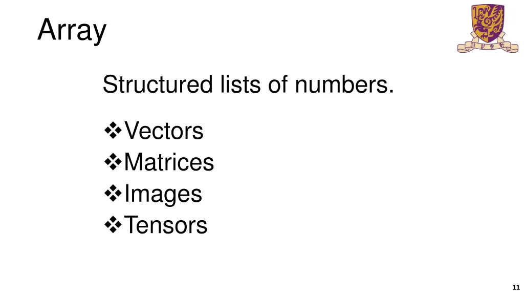 array