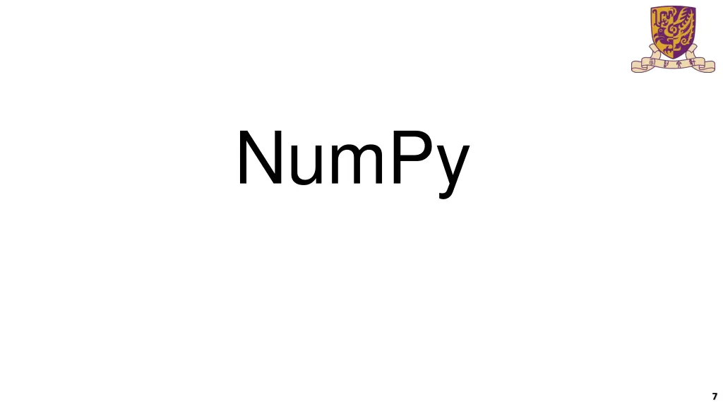 numpy