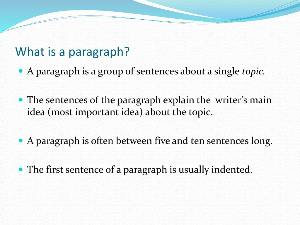 what is a paragraph