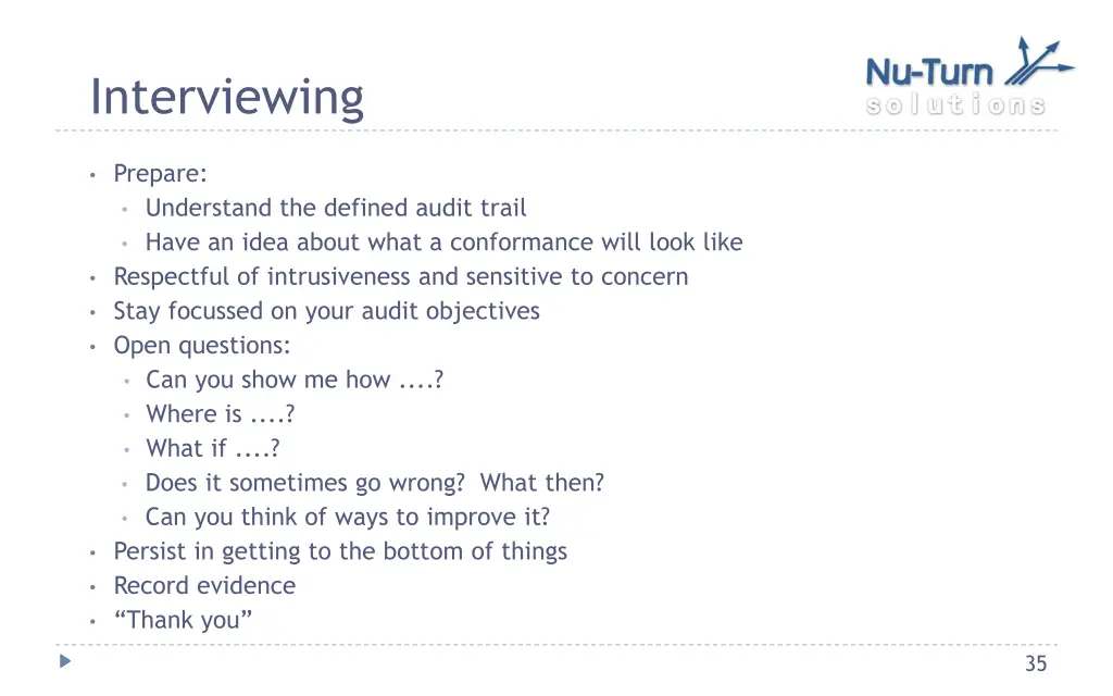 interviewing