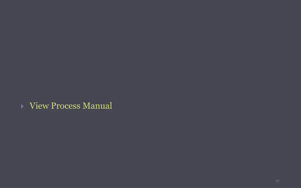 view process manual