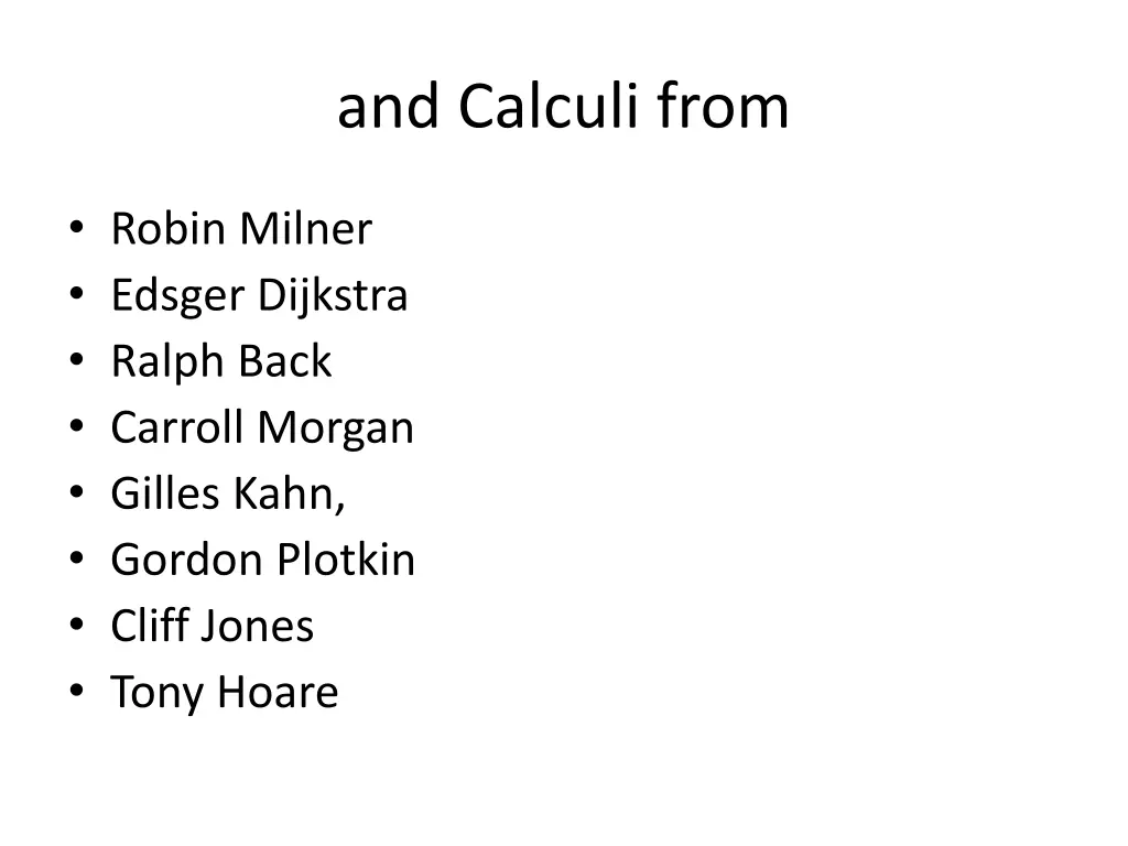 and calculi from