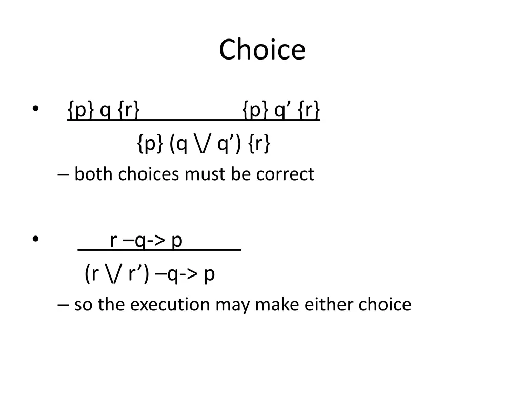 choice