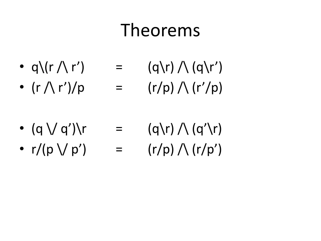 theorems 2