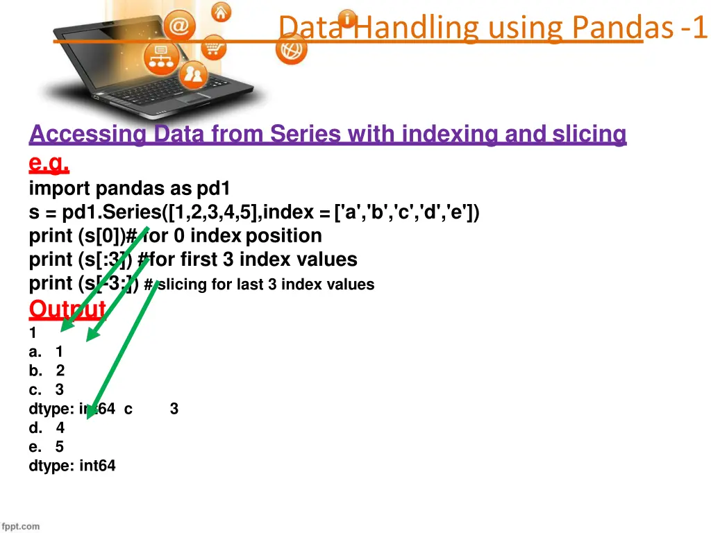 data handling using pandas 1 16