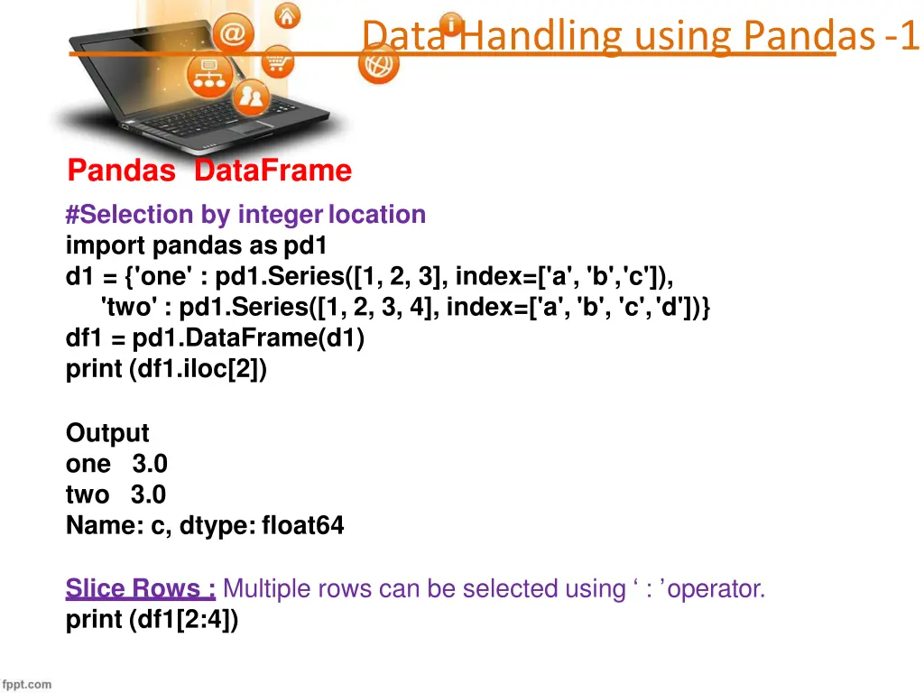 data handling using pandas 1 30