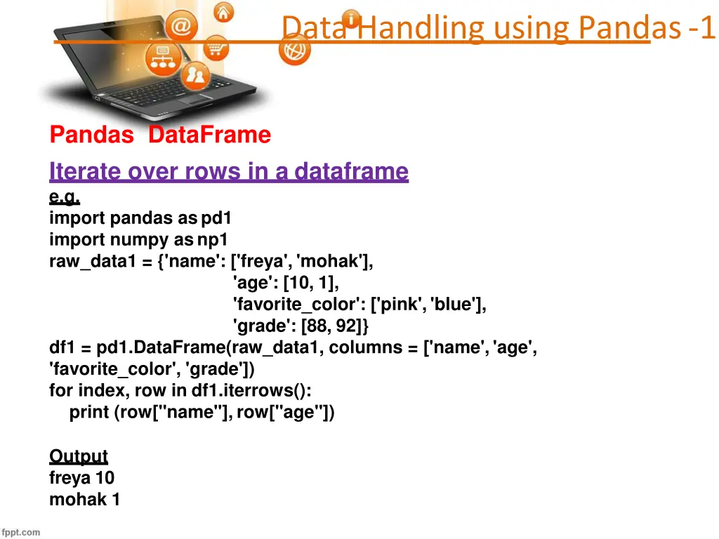 data handling using pandas 1 32