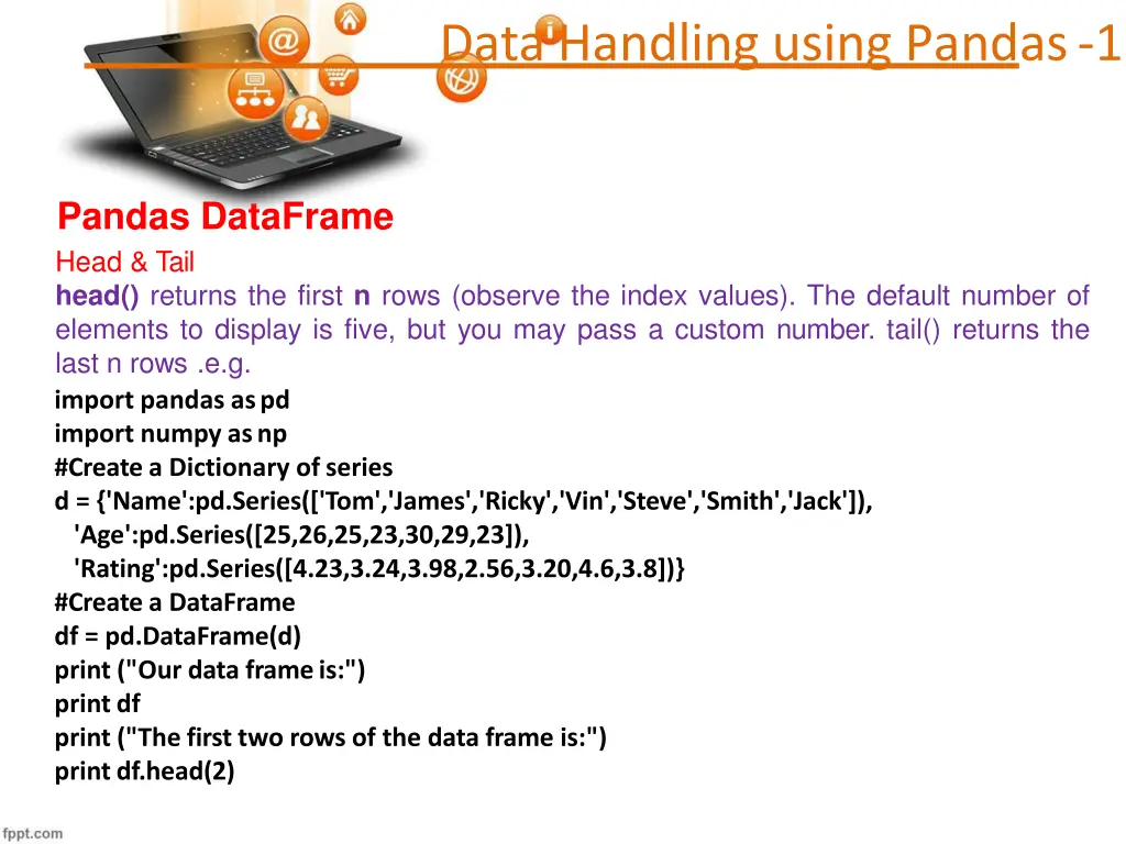 data handling using pandas 1 33