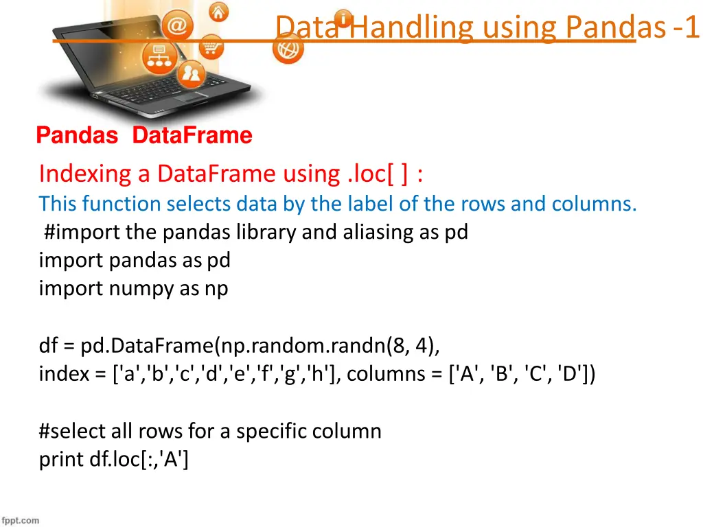 data handling using pandas 1 34
