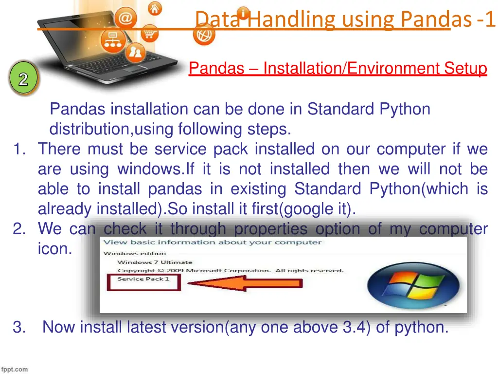 data handling using pandas 1 4