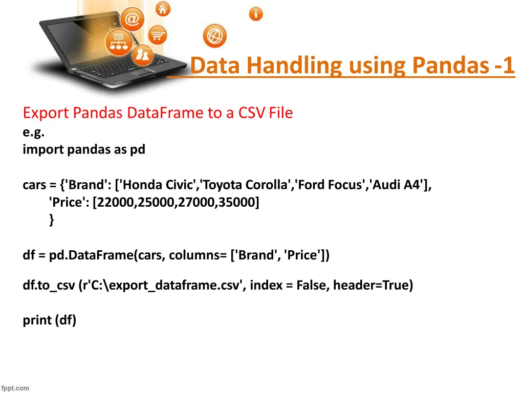 data handling using pandas 1 40