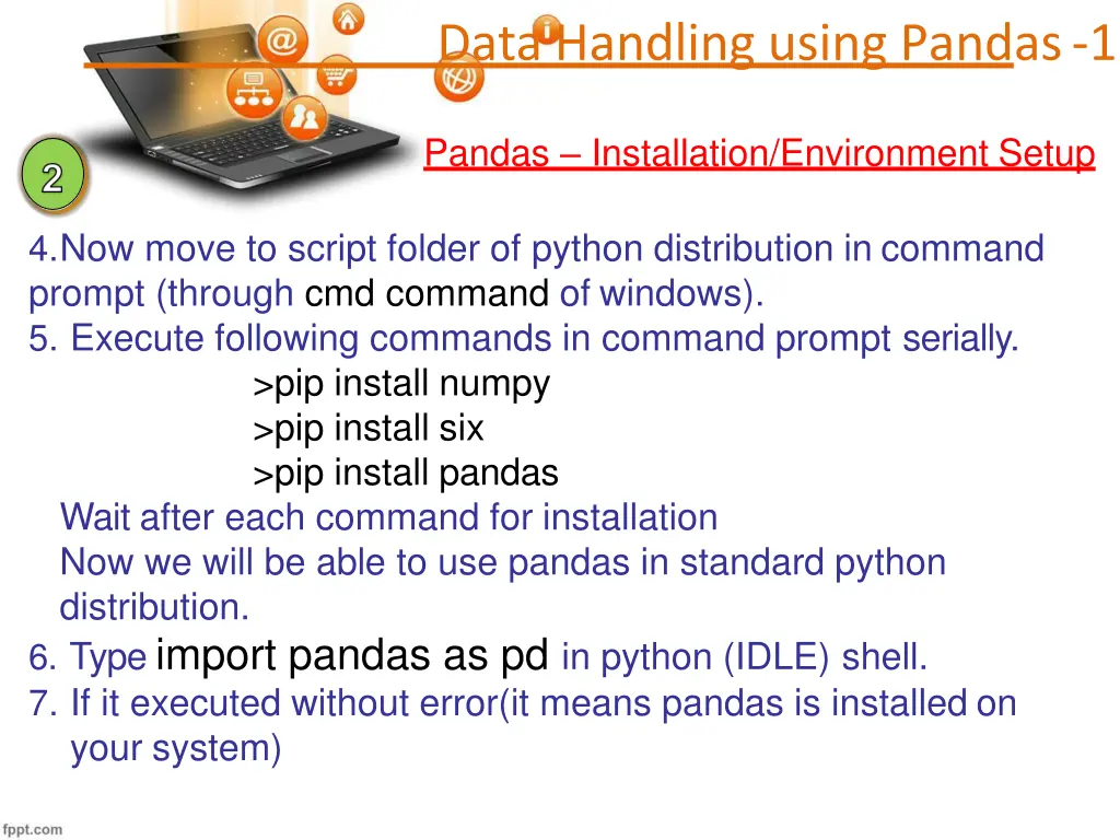 data handling using pandas 1 5