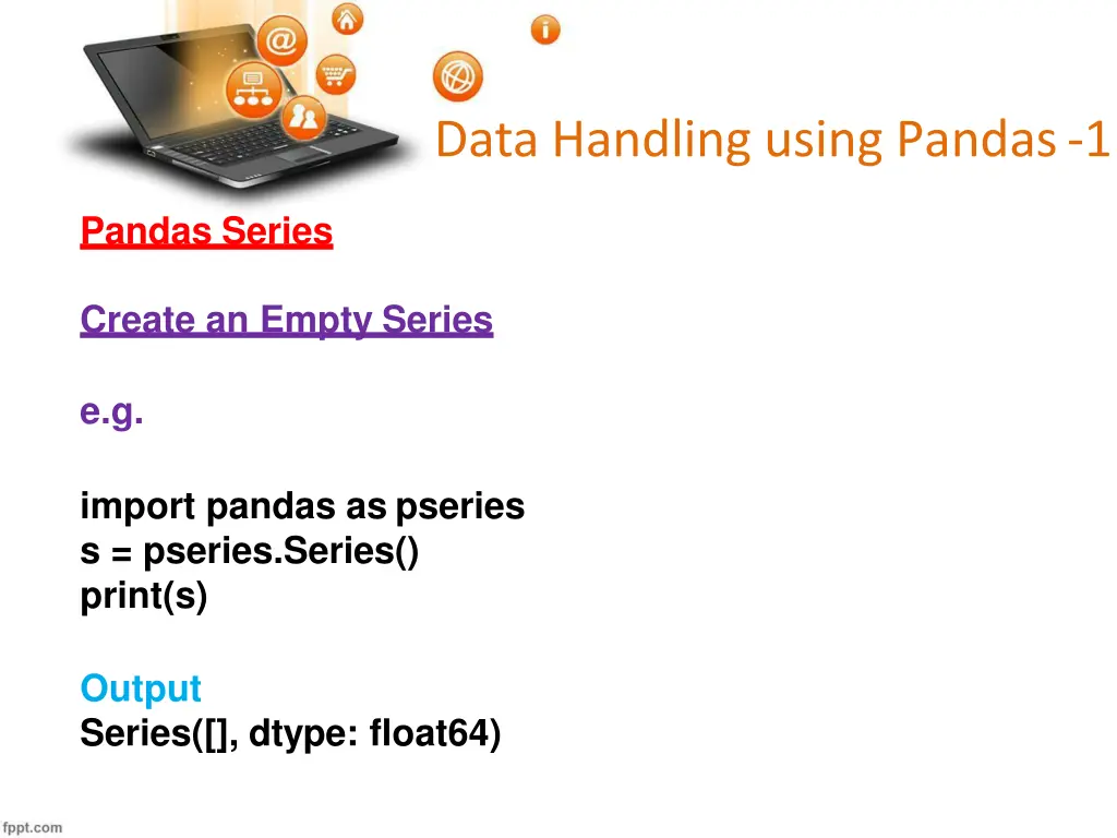 data handling using pandas 1 9