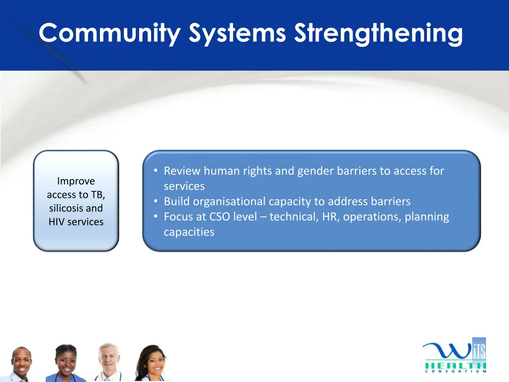 community systems strengthening
