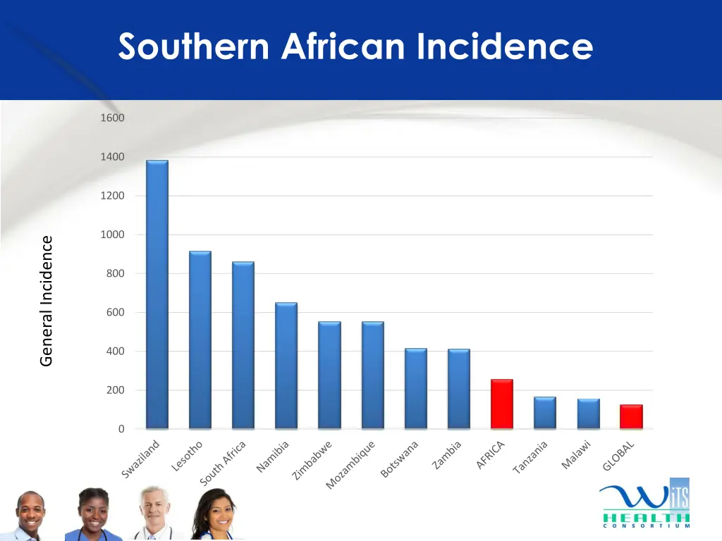 southern african incidence